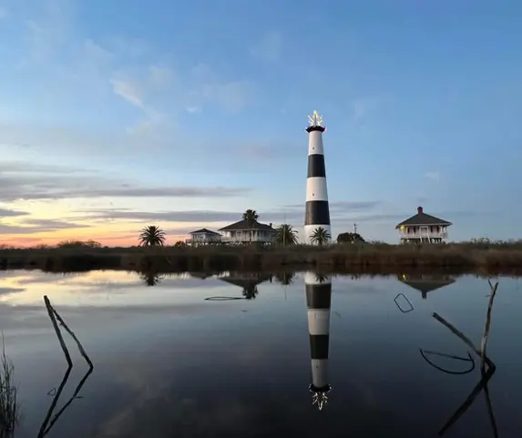 Crystal Beach house outdoor area