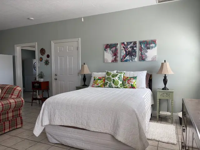 Crystal Beach house bedroom